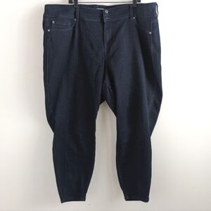 𝅺TORRID Dark Wash Stretch Denim Jegging High Waist 28 R 4x